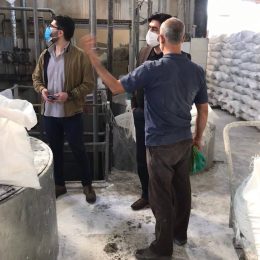 بازدید ، نظارت و ارزیابی پروژه عارضه یابی شرکت قند شیرین طعم زنجان  واقع در شهرک صنعتی اشراق زنجان