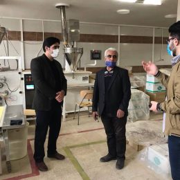 بازدید ، نظارت و ارزیابی پروژه عارضه یابی شرکت نمک و ادویه جات سیصد دانه آقای نوری فرد