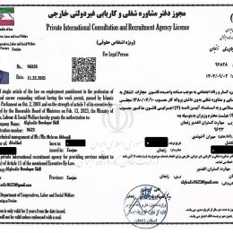 تنها کاریابی خارجی فعال با دو شعبه و دارای مجوز رسمی در استان زنجان